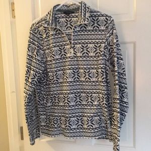 Lands End 1/4 Zip Fleece Pullover